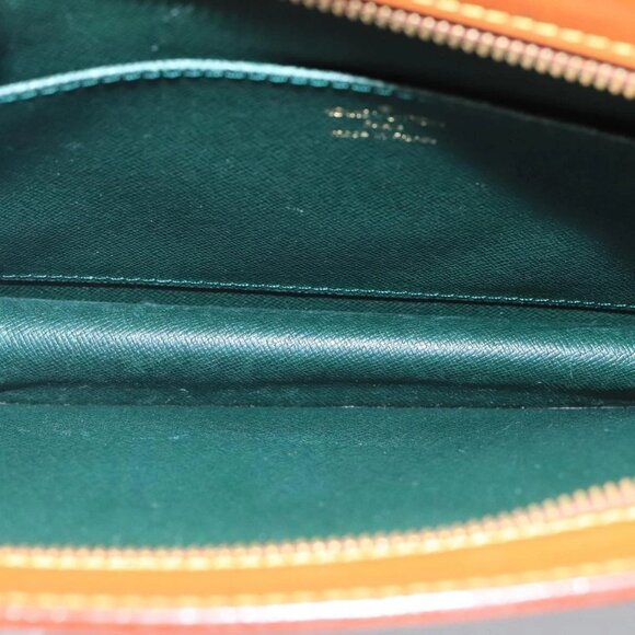 LOUIS VUITTON Epi Pochette Homme Bag Brown Zipangu Gold M52528 LV Auth th5481 - Picture 11 of 16